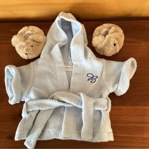 Build-A-Bear robe and Bear slippers